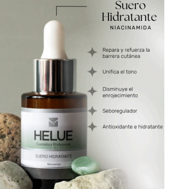 SERUM HIDRATANTE NIACINAMIDA - HELUE - Imagen 2