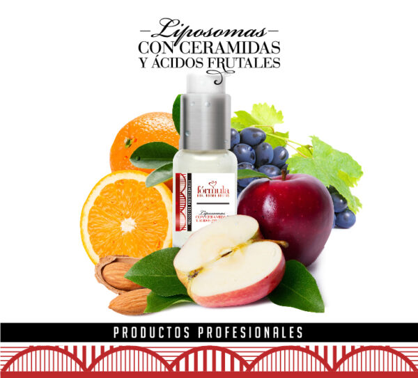LIPOSOMAS con CERAMIDAS y áCIDOS FRUTALES