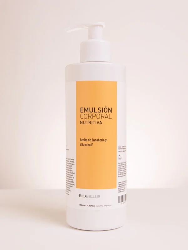Emulsión Zanahoria y Vit E Corporal