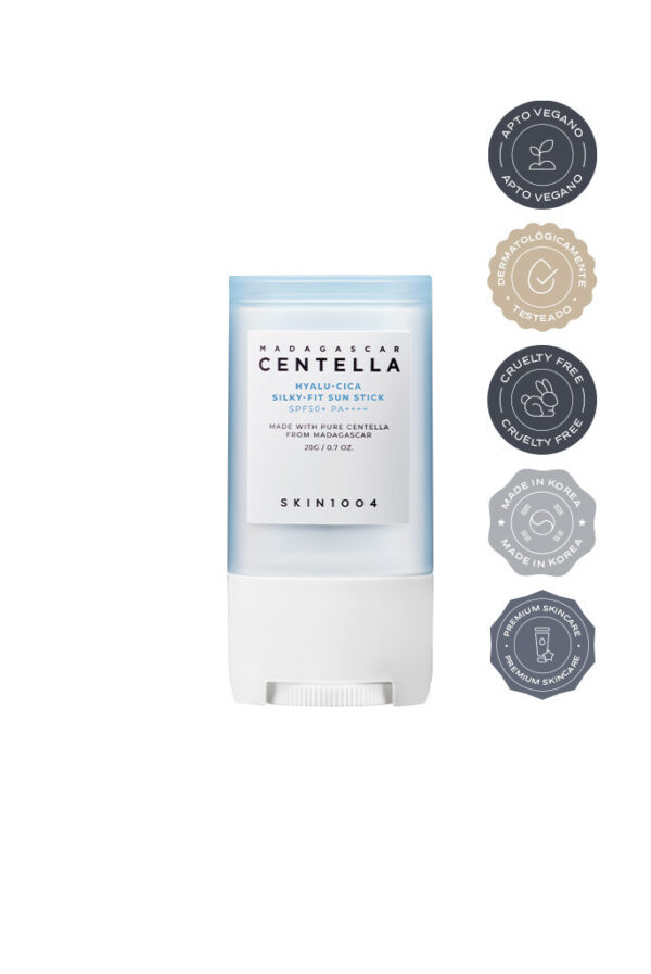 SKIN1004 CENTELLA HYALU-CICA SILKY-FIT SUN STICK 20g | Protector Solar en Barra