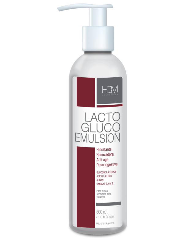 Lactogluco Emulsion Hidratante Renovadora Antiage X 300 Hdm