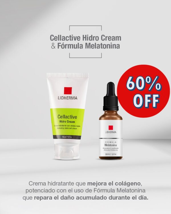 60% OFF en Activo - Duo Cellactive Hidro Cream + Fórmula Melatonina