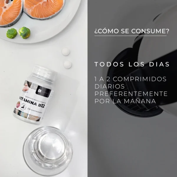 Vitamina B12 / Menos Fatiga Evitá la Anemia / 60 Comprimidos - LAPPIEL - Imagen 4